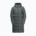 Jack Wolfskin women's Frozen Palace down coat slate green 6