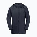 Jack Wolfskin men's rain jacket Fernblick 2L night blue 7