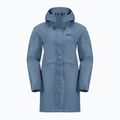 Women's Jack Wolfskin Cape West Raincoat elemental blue 7