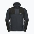 Jack Wolfskin Andur phantom men's softshell jacket 6