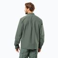 Jack Wolfskin Barrier L/S hedge green men's trekking shirt 2