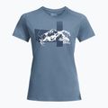 Jack Wolfskin women's trekking t-shirt Vonnan S/S Graphic elemental blue 4