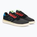 Men's adidas FIVE TEN Sleuth core black/carbon/wonder white platform cycling shoes 5