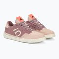 Women's platform cycling shoes adidas FIVE TEN Sleuth wonder oxide/wonder taupe/coral fusion 4