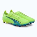 Men's PUMA Ultra Ultimate FG/AG football boots green 106868 01 4