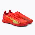 PUMA men's football boots Ultra Ultimate Cage orange 106893 03 4