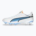 PUMA King Ultimate MXSG men's football boots puma white/puma black/blue glimmer/ultra orange 11