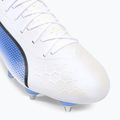 PUMA King Ultimate MXSG men's football boots puma white/puma black/blue glimmer/ultra orange 7