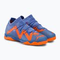 PUMA Future Match IT+Mid JR children's football boots blue/orange 107198 01 4