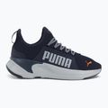 PUMA Softride Premier Slip-On men's running shoes navy/platinum gray/ultra orange 2