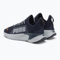 PUMA Softride Premier Slip-On men's running shoes navy/platinum gray/ultra orange 3