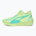 Men's basketball shoes PUMA Rise Nitro fast yellow/electric peppermint 11