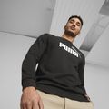 Men's PUMA Essentials+ Two-Tone Big Log TR sweatshirt puma black/puma white 3