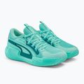 Men's basketball shoes PUMA Court Rider electric peppermint/green lagoon 4