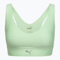 Women's running bra Puma High Impact Ultraform Running Bra green/silver