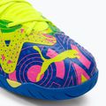 PUMA Future Match Energy IT + Mid Jr children's football boots ultra blue/yellow alert/luminous pink 7