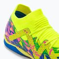 PUMA Future Match Energy IT + Mid Jr children's football boots ultra blue/yellow alert/luminous pink 8