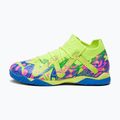 PUMA Future Match Energy IT + Mid Jr children's football boots ultra blue/yellow alert/luminous pink 11