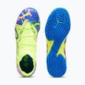 PUMA Future Match Energy IT + Mid Jr children's football boots ultra blue/yellow alert/luminous pink 15