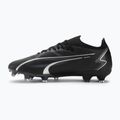 Men's football boots PUMA Ultra Match FG/AG puma black/asphalt 10