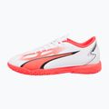 PUMA Ultra Play IT Jr children's football boots puma white/puma black/fire orchid 11