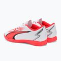 PUMA Ultra Play IT Jr children's football boots puma white/puma black/fire orchid 3