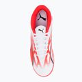 PUMA Ultra Play IT Jr children's football boots puma white/puma black/fire orchid 6