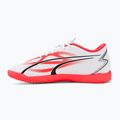 PUMA Ultra Play IT Jr children's football boots puma white/puma black/fire orchid 10