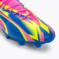 Men's football boots PUMA Ultra Ultimate Energy FG/AG luminous pink/ultra blue/yellow alert 7