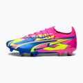 Men's football boots PUMA Ultra Ultimate Energy FG/AG luminous pink/ultra blue/yellow alert 11