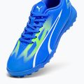 PUMA Ultra Play TT Jr children's football boots ultra blue/puma white/pro green 12