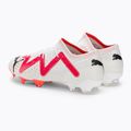 Men's football boots PUMA Future Ultimate Low FG/AG puma white/puma black/fire orchid 3