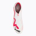 Men's football boots PUMA Future Ultimate Low FG/AG puma white/puma black/fire orchid 6