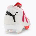 Men's football boots PUMA Future Ultimate Low FG/AG puma white/puma black/fire orchid 9