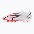 PUMA Ultra Match FG/AG men's football boots puma white/puma black/fire orchid 10