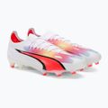 PUMA Ultra Ultimate FG/AG men's football boots puma white/pum black/fire orchid 4