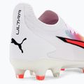 PUMA Ultra Ultimate FG/AG men's football boots puma white/pum black/fire orchid 9