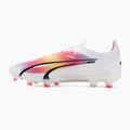 PUMA Ultra Ultimate FG/AG men's football boots puma white/pum black/fire orchid 10