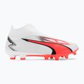 PUMA Ultra Match+ Ll FG/AG men's football boots puma white/puma black/fire orchid 4