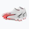 PUMA Ultra Match+ Ll FG/AG men's football boots puma white/puma black/fire orchid 5