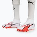 PUMA Ultra Match+ Ll FG/AG men's football boots puma white/puma black/fire orchid 2