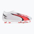 PUMA Ultra Match Ll FG/AG Jr children's football boots puma white/puma black/fire orchid 2