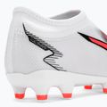 PUMA Ultra Match Ll FG/AG Jr children's football boots puma white/puma black/fire orchid 8