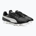 PUMA King Match MXSG men's football boots puma black/puma white 4