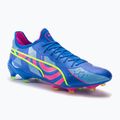 PUMA King Ultimate Energy FG/AG men's football boots ultra blue/luminous pink/luminous blue