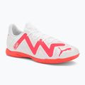 PUMA Future Play IT men's football boots puma white/fire orchid