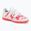 PUMA Future Play IT V Jr children's football boots puma white/fire orchid