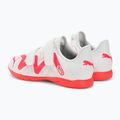 PUMA Future Play IT V Jr children's football boots puma white/fire orchid 3