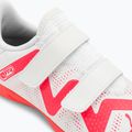 PUMA Future Play IT V Jr children's football boots puma white/fire orchid 8