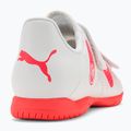 PUMA Future Play IT V Jr children's football boots puma white/fire orchid 9